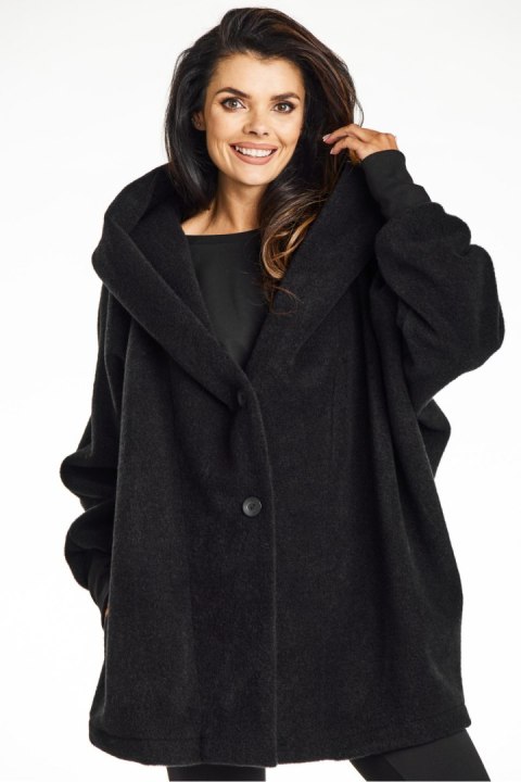 Płaszcz Damski Model A681 Black - awama Awama