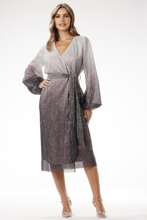 Sukienka Model A702 Silver - awama Awama Sukienka Model A702 Silver - awama Awama