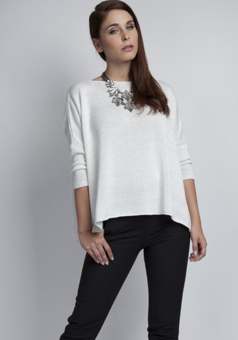 Sweter Damski Model Abigail SWE040 Ecru - MKM MKM