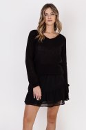 Sweter Damski Model SWE320 Black - MKM MKM Sweter Damski Model SWE320 Black - MKM MKM