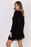 Sweter Damski Model SWE320 Black - MKM MKM Sweter Damski Model SWE320 Black - MKM MKM