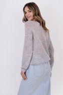 Sweter Damski Model SWE320 Light Grey - MKM MKM