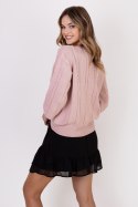 Sweter Damski Model SWE323 Powder Pink - MKM MKM
