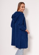 Sweter Kardigan Model PA019 Cobalt - MKM MKM