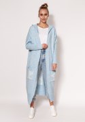 Sweter Kardigan Model PA020 Błękit - MKM MKM