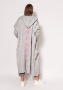 Sweter Kardigan Model PA020 Light Grey - MKM MKM