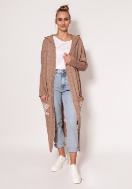 Sweter Kardigan Model PA020 Mocca - MKM MKM
