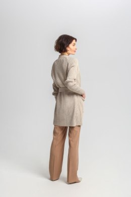 Sweter Kardigan Model SWE334 Beige - MKM MKM