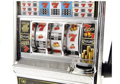Automat do Gry Slot Kasyno Skarbonka Duża Dźwięki LEAN Toys Automat do Gry Slot Kasyno Skarbonka Duża Dźwięki LEAN Toys