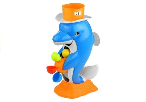 Delfin Kołowrotki Zabawka Do Wanny Basenu Fontanna LEAN Toys Delfin Kołowrotki Zabawka Do Wanny Basenu Fontanna LEAN Toys