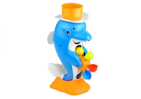 Delfin Kołowrotki Zabawka Do Wanny Basenu Fontanna LEAN Toys Delfin Kołowrotki Zabawka Do Wanny Basenu Fontanna LEAN Toys