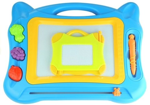 Duży Znikopis Tablica Magnetyczna Stempelki 2w1 LEAN Toys Duży Znikopis Tablica Magnetyczna Stempelki 2w1 LEAN Toys