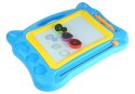 Duży Znikopis Tablica Magnetyczna Stempelki 2w1 LEAN Toys
