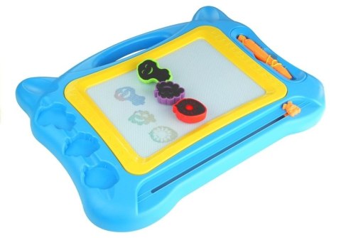 Duży Znikopis Tablica Magnetyczna Stempelki 2w1 LEAN Toys Duży Znikopis Tablica Magnetyczna Stempelki 2w1 LEAN Toys