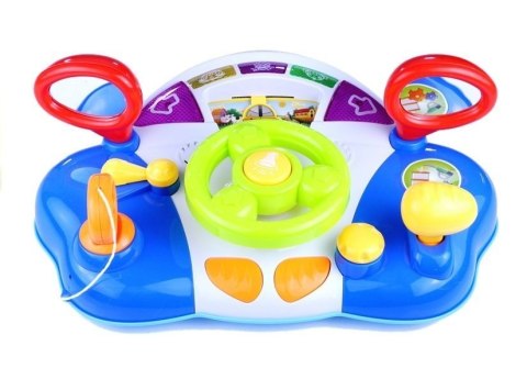 Interaktywna Kierownica Dla Dziecka Panel Dźwięki LEAN Toys Interaktywna Kierownica Dla Dziecka Panel Dźwięki LEAN Toys