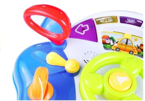 Interaktywna Kierownica Dla Dziecka Panel Dźwięki LEAN Toys Interaktywna Kierownica Dla Dziecka Panel Dźwięki LEAN Toys