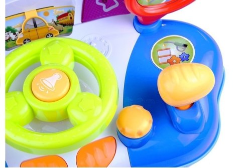 Interaktywna Kierownica Dla Dziecka Panel Dźwięki LEAN Toys Interaktywna Kierownica Dla Dziecka Panel Dźwięki LEAN Toys