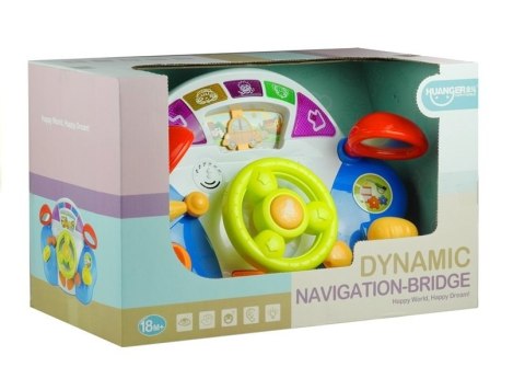 Interaktywna Kierownica Dla Dziecka Panel Dźwięki LEAN Toys Interaktywna Kierownica Dla Dziecka Panel Dźwięki LEAN Toys