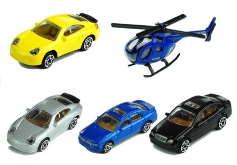 Parking Poziomowy Tor Winda 4 Autka Helikopter LEAN Toys Parking Poziomowy Tor Winda 4 Autka Helikopter LEAN Toys