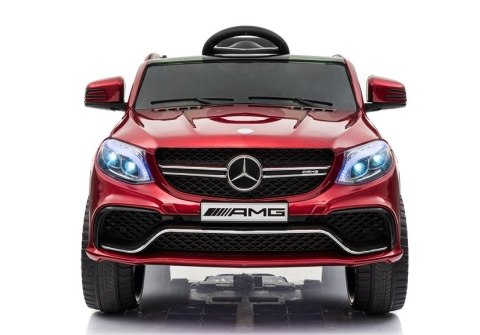 Pojazd na Akumulator Mercedes GLE 63S Czerwony Lakierowany LEAN CARS Pojazd na Akumulator Mercedes GLE 63S Czerwony Lakierowany LEAN CARS