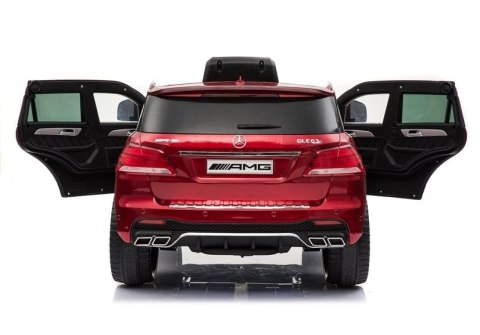 Pojazd na Akumulator Mercedes GLE 63S Czerwony Lakierowany LEAN CARS Pojazd na Akumulator Mercedes GLE 63S Czerwony Lakierowany LEAN CARS