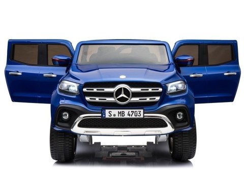 Pojazd na Akumulator Mercedes X Niebieski Lakierowany LEAN CARS Pojazd na Akumulator Mercedes X Niebieski Lakierowany LEAN CARS