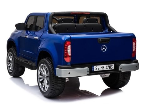 Pojazd na Akumulator Mercedes X Niebieski Lakierowany LEAN CARS Pojazd na Akumulator Mercedes X Niebieski Lakierowany LEAN CARS