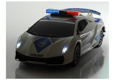Samochód Policyjny 1:16 Dźwięki Światełka Friction LEAN Toys