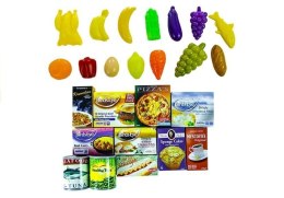 Wózek Sklepowy + Artykuły Spożywcze 25 Elementów LEAN Toys