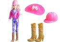 Zestaw Lalka i Koń w Stajni + Akcesoria Brązowy LEAN Toys