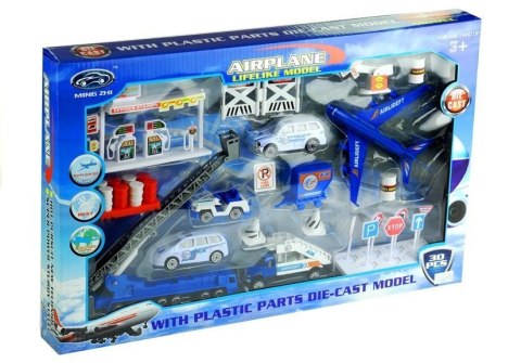 Zestaw Lotnisko Samolot 1:87 Akcesoria 30 Elementów LEAN Toys Zestaw Lotnisko Samolot 1:87 Akcesoria 30 Elementów LEAN Toys