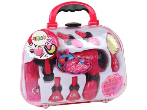 Zestaw Małej Piękności Walizka Suszarka Akcesoria LEAN Toys Zestaw Małej Piękności Walizka Suszarka Akcesoria LEAN Toys