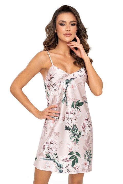 Koszulka nocna Koszulka Model Nelly Dark Beige - Donna Donna Koszulka nocna Koszulka Model Nelly Dark Beige - Donna Donna