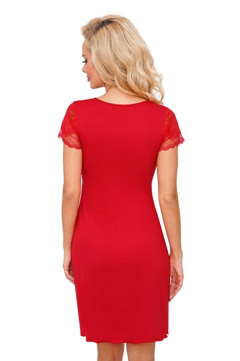 Koszulka nocna Koszulka Model Roxana Red - Donna Donna Koszulka nocna Koszulka Model Roxana Red - Donna Donna