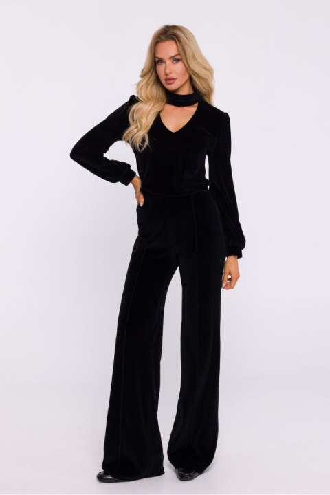 Spodnie Damskie Model MOE830 Black - Moe Moe Spodnie Damskie Model MOE830 Black - Moe Moe