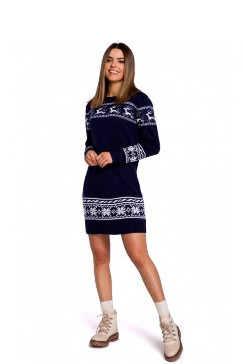 Sukienka Model MXS02 Navy - Moe Moe Sukienka Model MXS02 Navy - Moe Moe