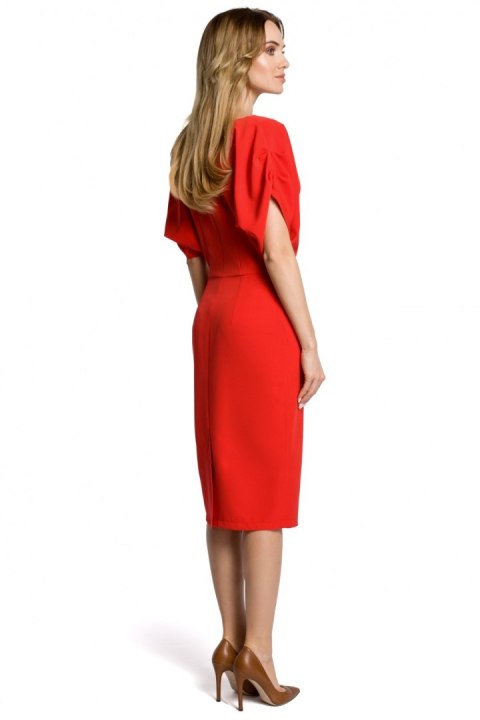 Sukienka Model MOE364 Red - Moe Moe Sukienka Model MOE364 Red - Moe Moe