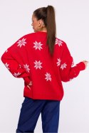 Sweter Damski Model MXS10 Red - Moe Moe