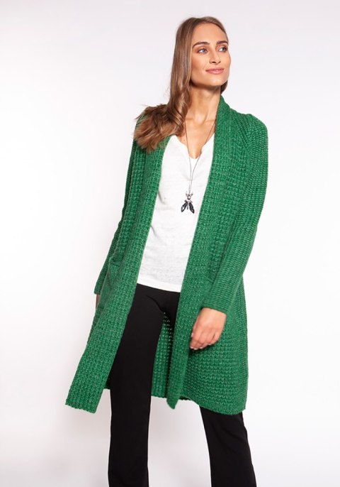 Sweter Kardigan Model PA015 Green - MKM MKM
