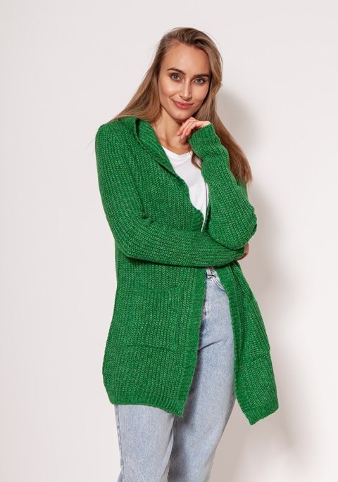 Sweter Kardigan Model PA018 Green - MKM MKM