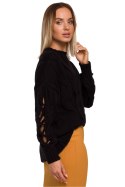Sweter Damski Model MOE539 Black - Moe Moe
