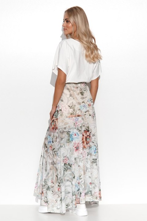 Bluzka Model M776 Śmietana - Makadamia Makadamia Bluzka Model M776 Śmietana - Makadamia Makadamia