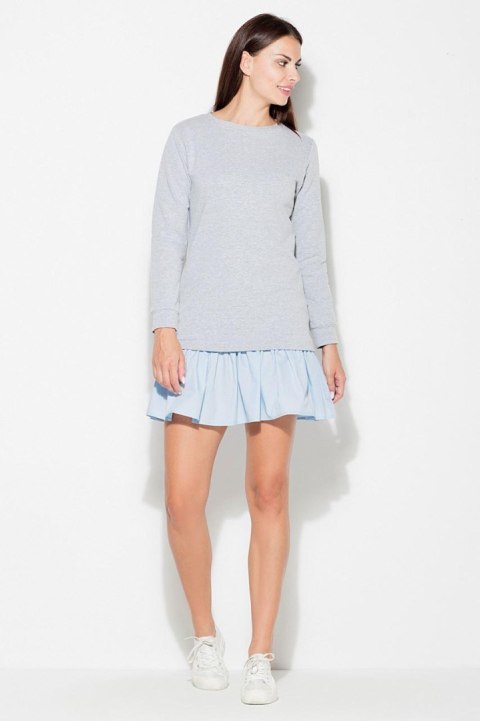 Sukienka Model K451 Grey - Katrus Katrus Sukienka Model K451 Grey - Katrus Katrus