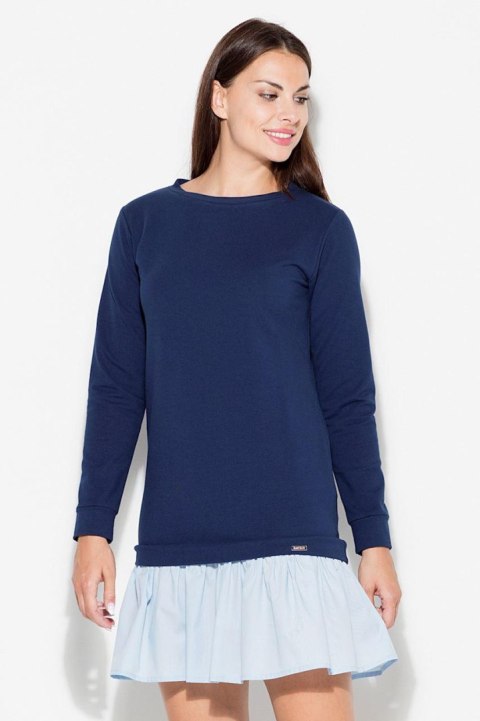 Sukienka Model K451 Navy - Katrus Katrus Sukienka Model K451 Navy - Katrus Katrus