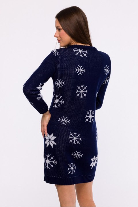 Sukienka Model MXS11 Navy - Moe Moe Sukienka Model MXS11 Navy - Moe Moe