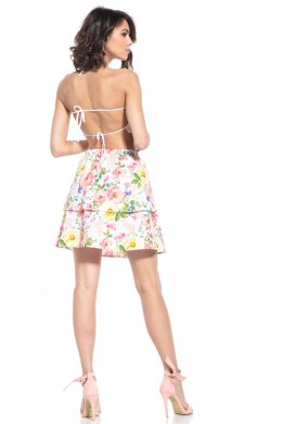 Spódnica Model T336/2 Wielokolorowe Kwiaty - Tessita Tessita