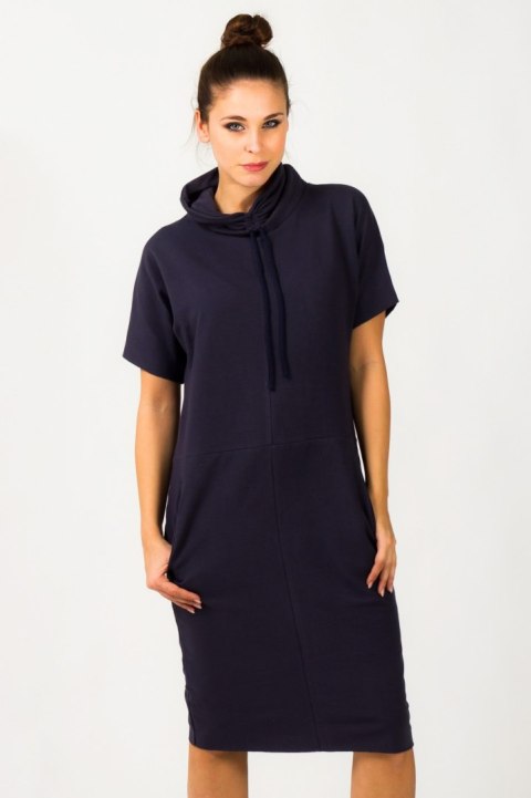 Sukienka Model Irmina 4 Navy - Tessita Tessita Sukienka Model Irmina 4 Navy - Tessita Tessita
