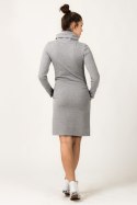 Sukienka Model Kaja 7 Light Grey/White - Tessita Tessita