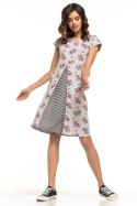 Sukienka Model T263/1 Flowers/Grey/Paski - Tessita Tessita
