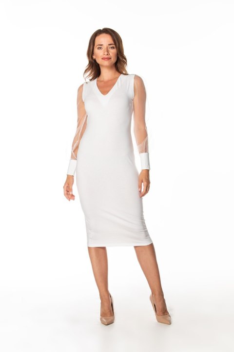 Sukienka Model T369/2 White - Tessita Tessita Sukienka Model T369/2 White - Tessita Tessita